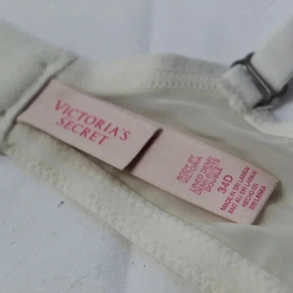 Victoria's Secret lime green lined body by Victoria demi bra 34D - Picture 2 of 10